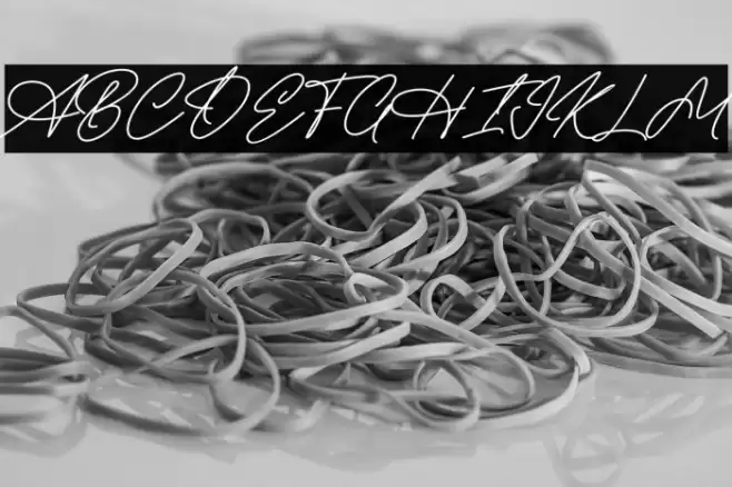 Radhion Signature Caratteri examples