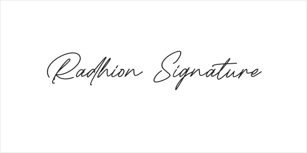 Radhion Signature Logo