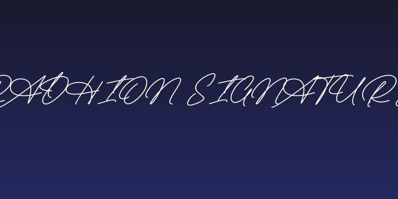 Radhion Signature Social Header