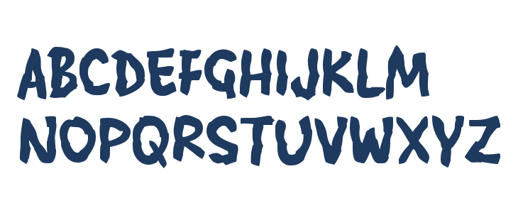 Radia Brush Uppercase