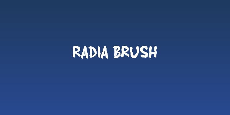 Radia Brush Social Header