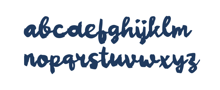 Radia Brush Lowercase