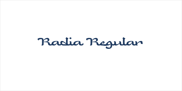 Radia Regular Logo