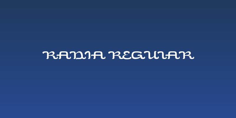 Radia Regular Social Header