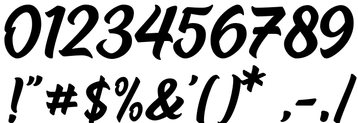 Radiant Free For Personal Use Font OTHER CHARS