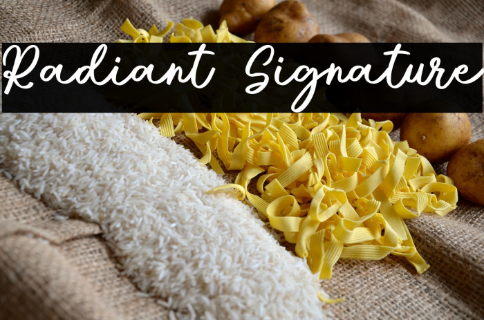 Radiant Signature Example 2