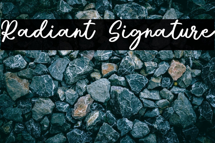 Radiant Signature Example 3