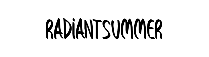 Radiant Summer  font caratteri gratis