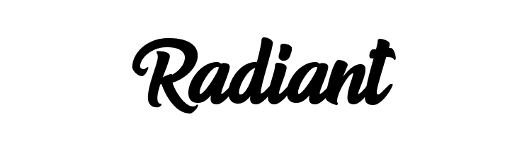 Radiant  नि: शुल्क फ़ॉन्ट्स डाउनलोड