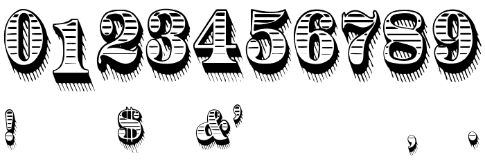 RadiantAntique Font OTHER CHARS