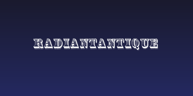 RadiantAntique Social Header