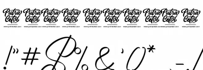 Radiantly Signature Font OTHER CHARS