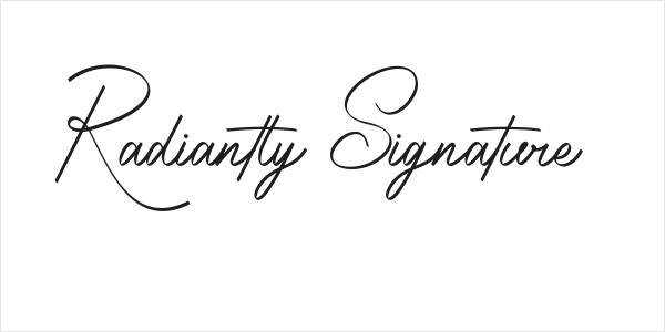 Radiantly Signature Logo
