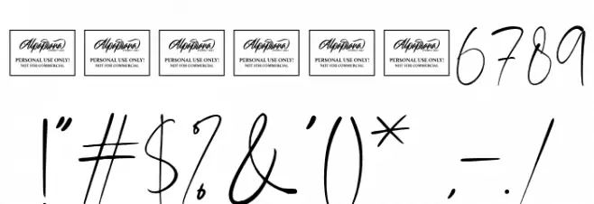 Radiants Font OTHER CHARS