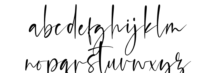 Radiants Font LOWERCASE
