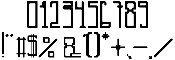 Radiare Font OTHER CHARS