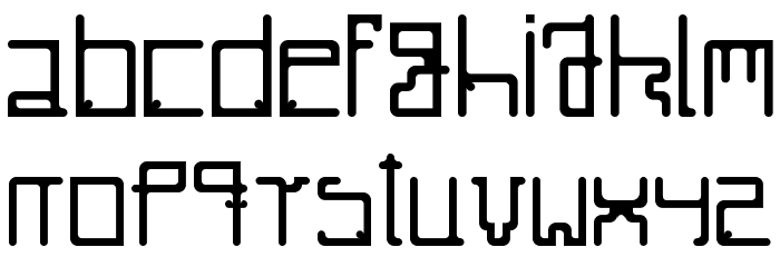 Radiare Font LOWERCASE