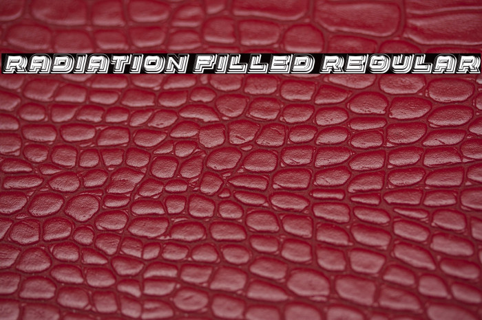 Radiation Filled Regular Example 2