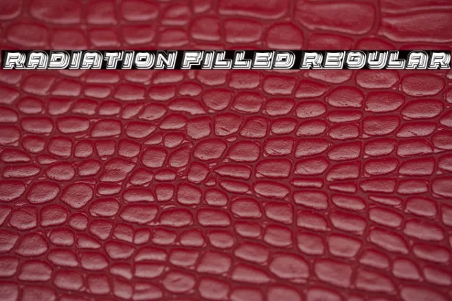 Radiation Filled Regular Example 2