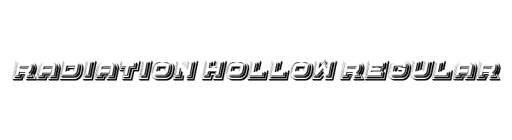 Radiation Hollow Regular  لخطوط تنزيل