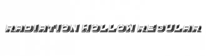 Radiation Hollow Regular  تنزيل الخطوط