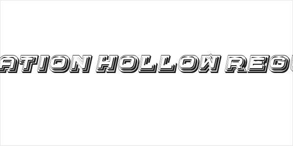Radiation Hollow Regular Logo