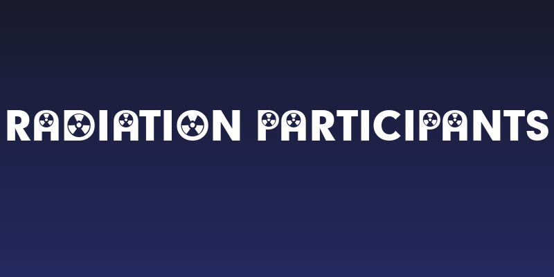Radiation Participants Social Header