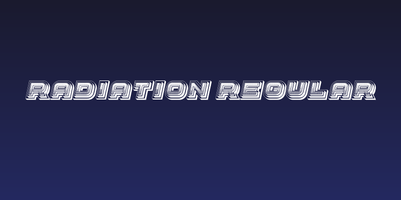 Radiation Regular Social Header
