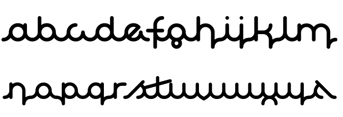 Radiator Falls Font LOWERCASE