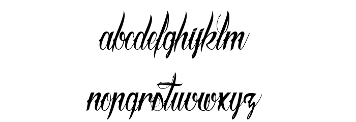 Radical Beat 2 Font LOWERCASE