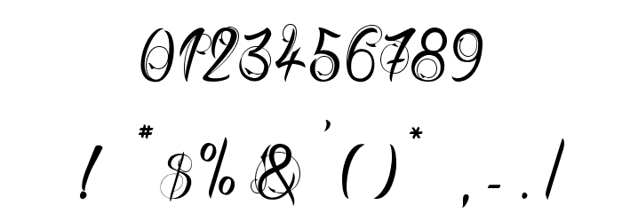 Radical Beat Font OTHER CHARS