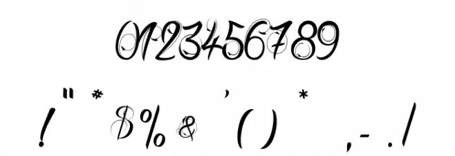 Radical Beat_PersonalUseOnly Font OTHER CHARS