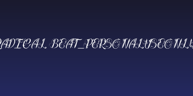 Radical Beat_PersonalUseOnly Social Header