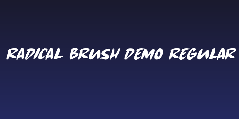 Radical Brush DEMO Regular Social Header