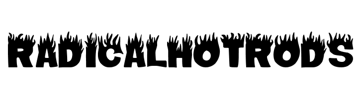 Radical Hot Rods  Free Fonts Download