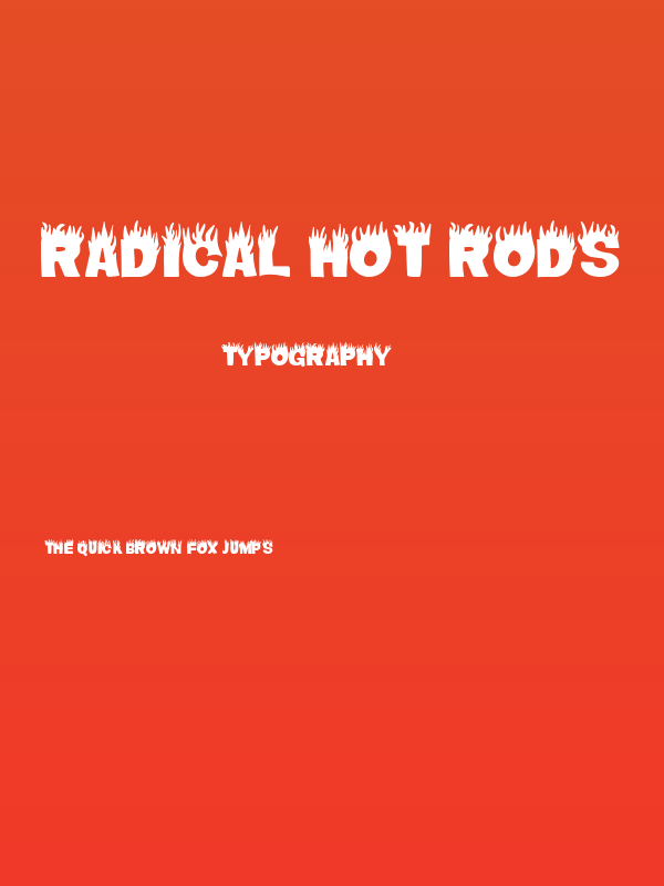 Radical Hot Rods Poster