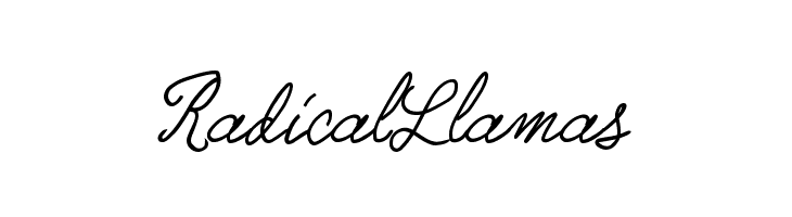 RadicalLlamas  Descarca Fonturi Gratis