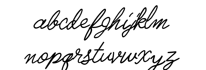 RadicalLlamas Font LOWERCASE