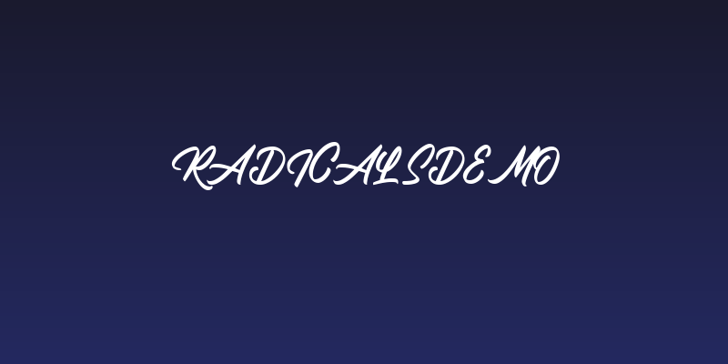RadicalsDEMO Social Header