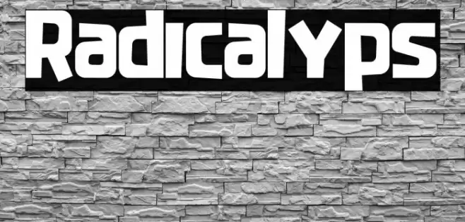 Radicalyps Font examples