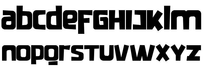 Radicalyps Font LOWERCASE