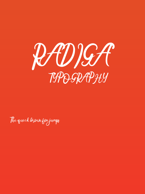 Radiga Poster