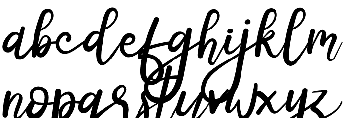 Radiga Font LOWERCASE