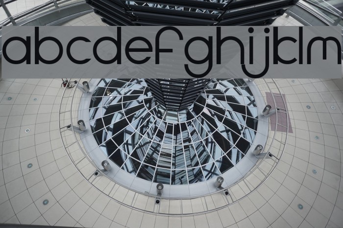 Radii Font examples