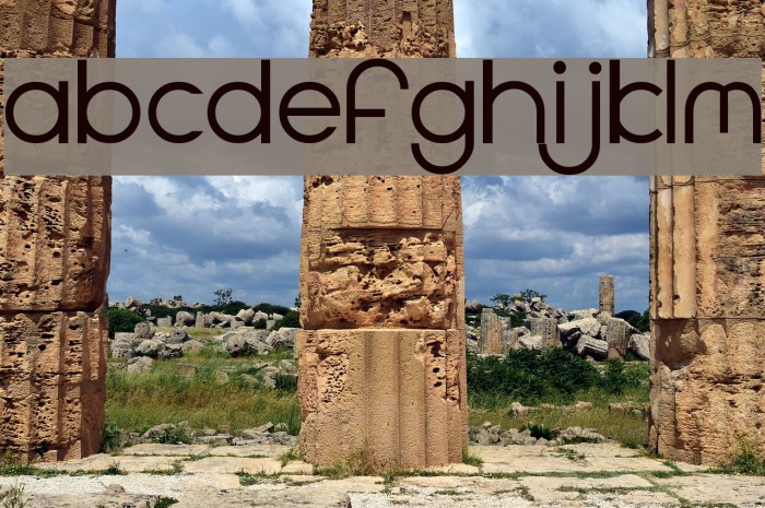 Radii Font examples