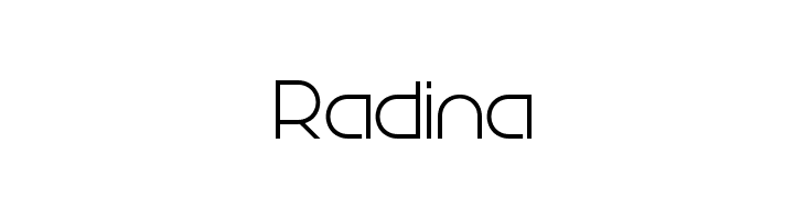 Radina  免费字体下载