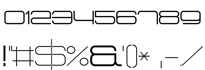 Radio 187.5 Bold Font OTHER CHARS