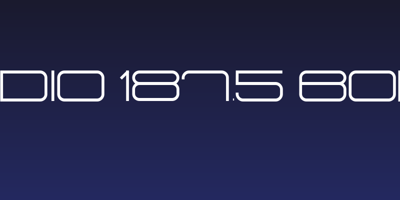 Radio 187.5 Bold Social Header