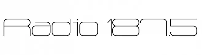Radio 187.5  Descarca Fonturi Gratis