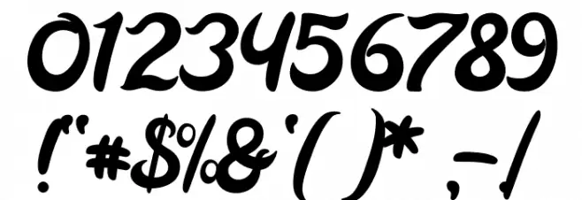 Radio Classic Demo Font OTHER CHARS